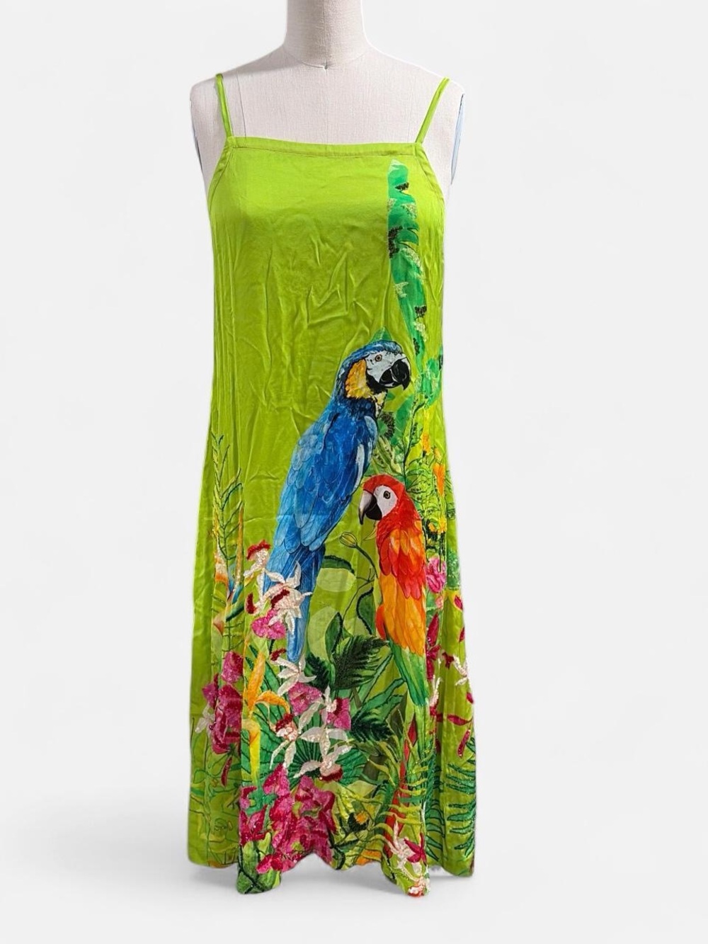 NWT La Fuori Tropical Midi Dress